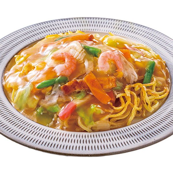 リンガーハット 太めん皿うどん 1食×8袋(L8023)【サクワ】　商品画像1