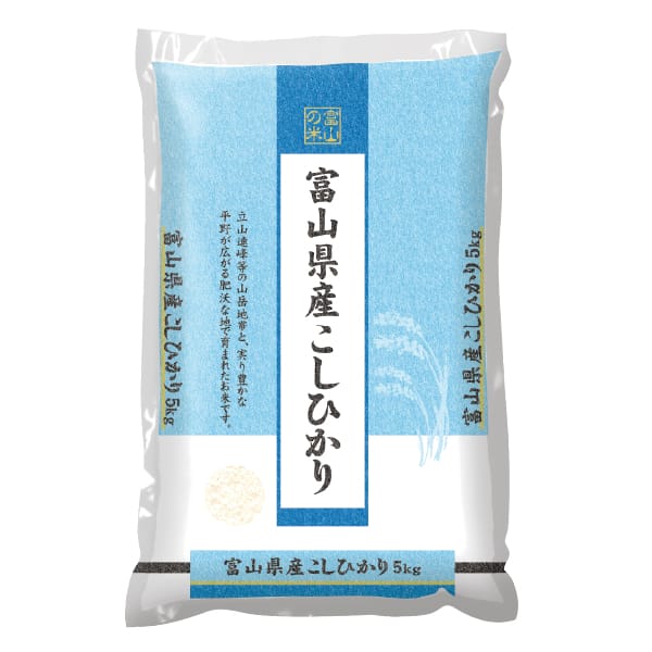 【令和7年産】【精米】富山 伊丹産業株式会社 富山県産コシヒカリ 5kg【KN】　商品画像1