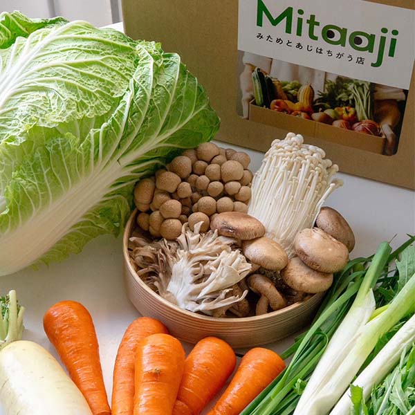 国産 規格外野菜 みたあじ 鍋野菜BOX おまかせ10品目【限定300点】【お届け期間:1月17日〜1月18日】【お買い得セール12月】 商品画像1