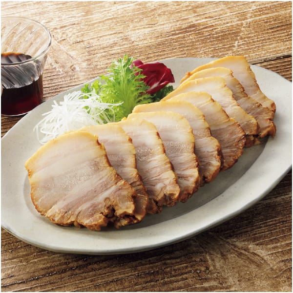 香川 焼き豚P オリーブ豚焼豚(バラ肉) オリーブ豚バラ肉255g、元祖醤油だれ15g、あっさりゆずだれ15g【NN】　商品画像1