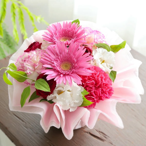 アレンジ「フルリーナ」(ピンク)【花】【年間ギフト】　商品画像1