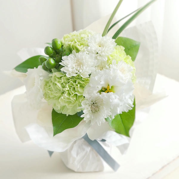 お供えスタンディングブーケ「みどり」【花】【年間ギフト】　商品画像1