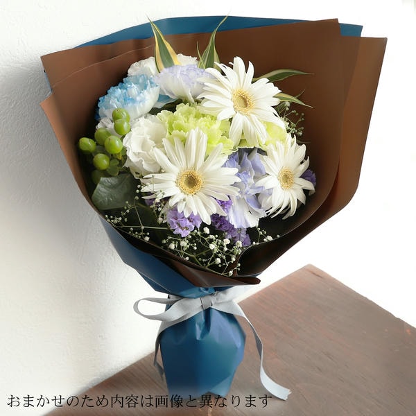 お供えそよはなブーケ(おまかせホワイト)【花】【年間ギフト】　商品画像1