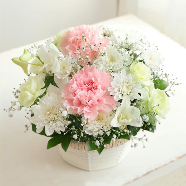 お供えアレンジ「ピンクシンフォニー」【花】【年間ギフト】 商品画像1