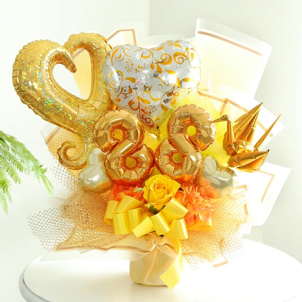バルーンアレンジ「米寿88」【花】【年間ギフト】　商品画像1
