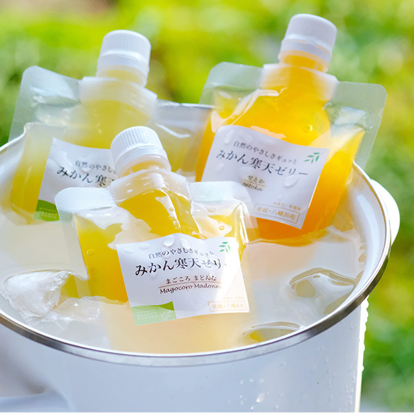 愛媛 農業生産法人(株)ミヤモトオレンジガーデン みかん寒天ゼリーオールスター食べ比べセット 8本(寒天ゼリー 150g×8本)【NN】　商品画像1