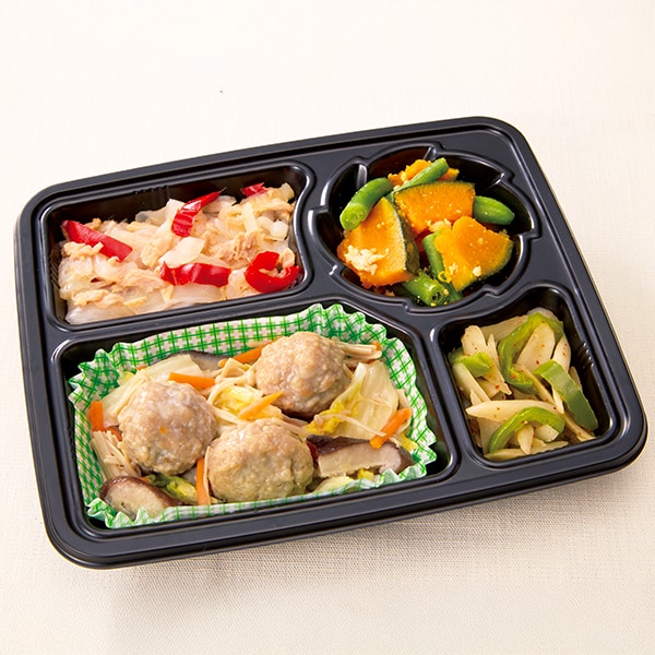 【アウトレット】肉団子と白菜の豆乳スープ煮セット(Nバランス御膳B)(L7829)【サクワ】　商品画像1