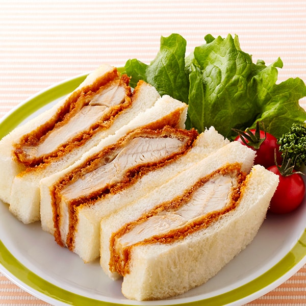 奈良コープ産業 チキンカツサンド180g(3切)(L8126)【サクワ】　商品画像1