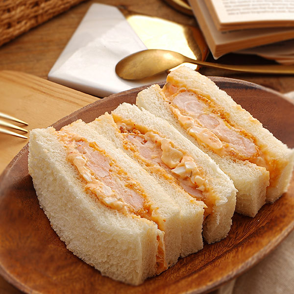 奈良コープ産業 エビカツサンド180g(3切)(L8127)【サクワ】　商品画像1