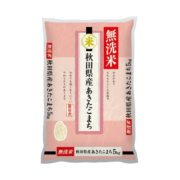 【令和7年産】【無洗米】秋田県産あきたこまち5kg【KN】　商品画像1