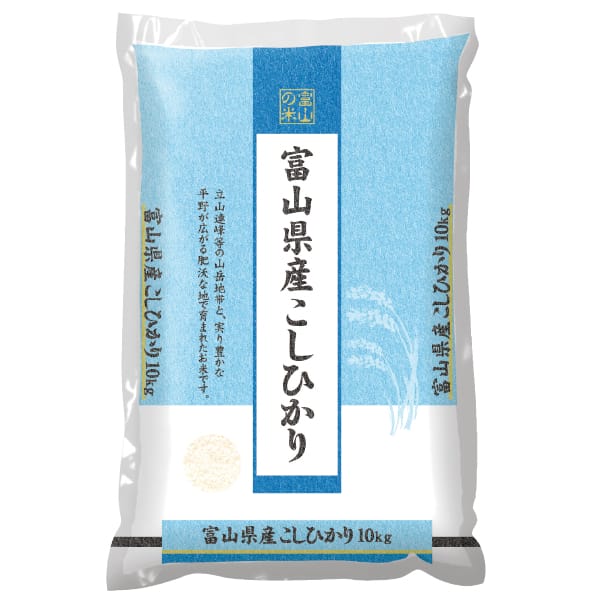 【令和7年産】【精米】富山県産コシヒカリ10kg【KN】　商品画像1