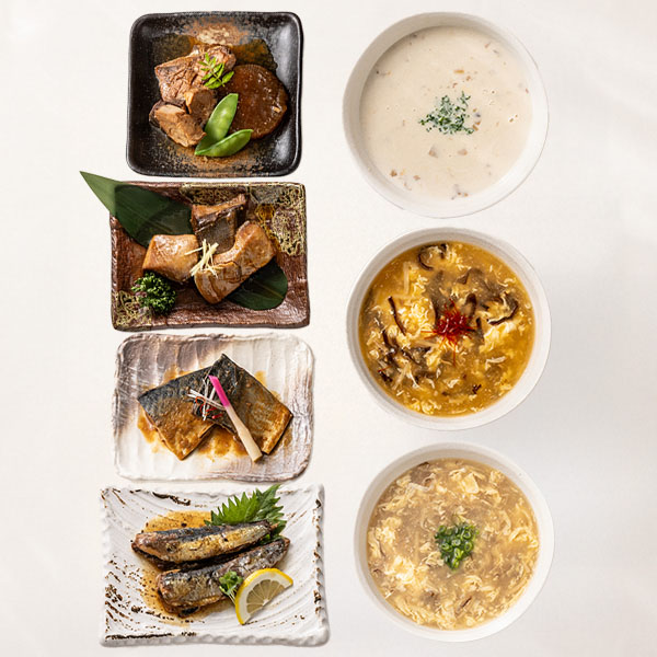 阿部長商店 ふかひれスープ＆煮魚惣菜ギフト[STM-SA1]【父の日】　商品画像1