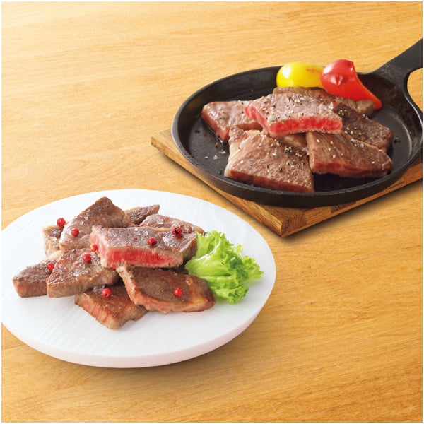 三重県産 松阪牛ひとくちステーキ食べくらべ300g【父の日】　商品画像1