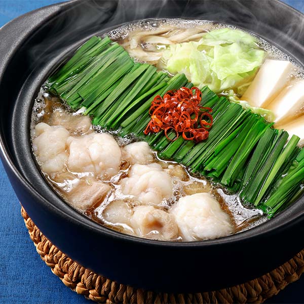 福岡博多 竹千寿 塩もつ鍋2人前 牛小腸カット200g、もつ鍋スープ塩味360g【九州フェア】【NN】 商品画像1