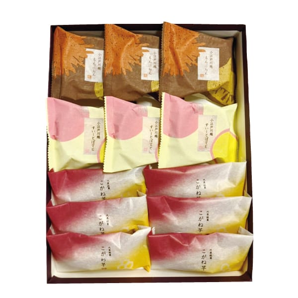埼玉 龜屋 龜屋の和菓子詰合せ(芋栗)12個入【KN】 商品画像1