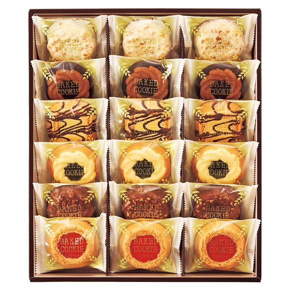 ベイクドクッキー18個[BCP-16]【贈りものカタログ】　商品画像1