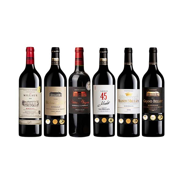 トリプル金賞入り!オー・ブリオンの元醸造家が手掛ける金賞ボルドー赤ワイン6本セット 各750ml【おいしいお取り寄せ】 商品画像1