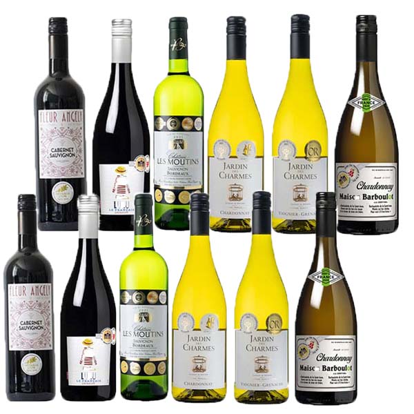 全種金賞受賞！フランス産赤白ワイン12本セット (750ml×12)【超！春トク祭り】　商品画像1