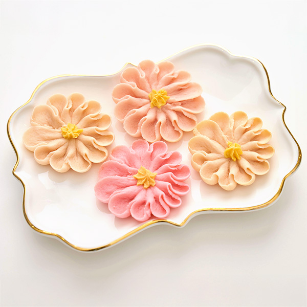 Flower Picnic Cafe「お花のぼうろ3缶セット」コスモス【超！春トク祭り】　商品画像1