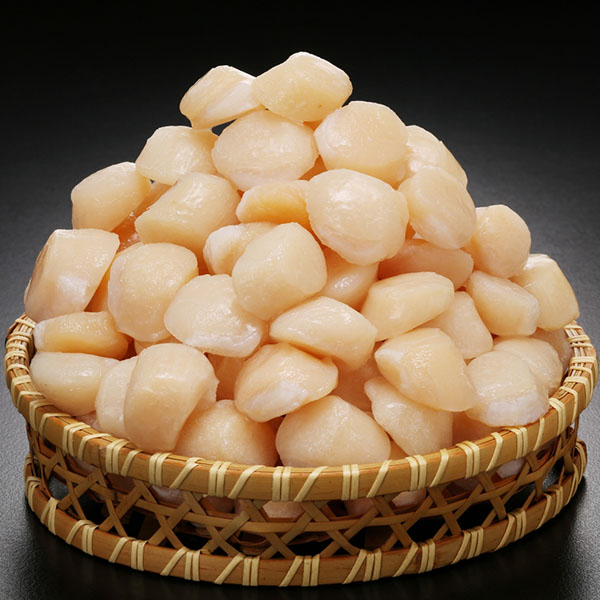 北海道産オホーツク海産 刺身用ほたて貝柱 粒たっぷり1kg(100〜150玉)【GW】　商品画像1