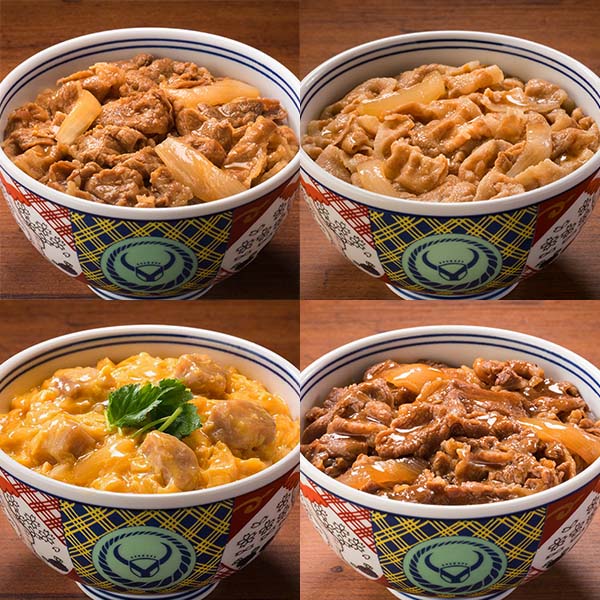 吉野家 丼の具4種セット 計16食(L8182)【イオンゴールドカード会員さま限定特別セール3月】【サクワ】 商品画像1