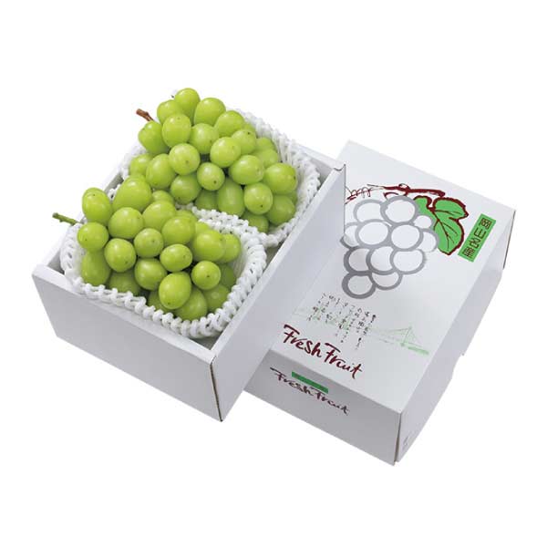 岡山県産 シャインマスカット2房入(お届け期間：8/21〜8/31)【夏の贈りもの・お中元】　商品画像1