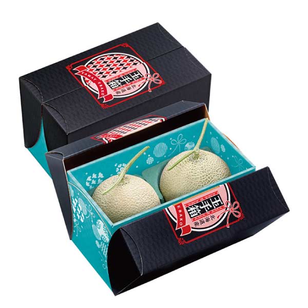 北海道富良野市産 ふらのメロンの玉手箱 優品2L2個(お届け期間：8/21〜8/31)【夏の贈りもの・お中元】　商品画像1