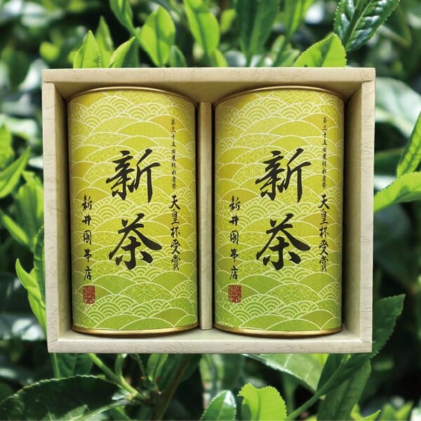 埼玉 新井園本店 新茶 狭山茶詰合せ 缶(85g×2缶)【KN】　商品画像1