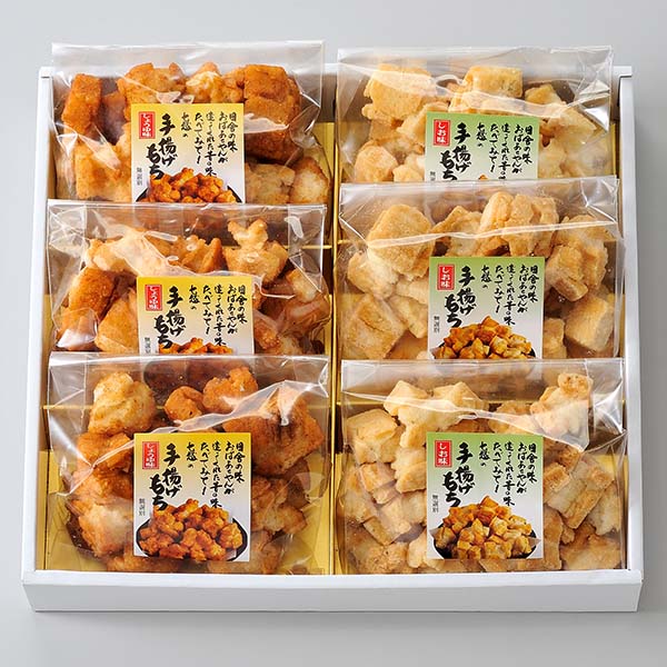 七越製菓 ギフト手揚げもち 6袋入【おいしいお取り寄せ】 商品画像1