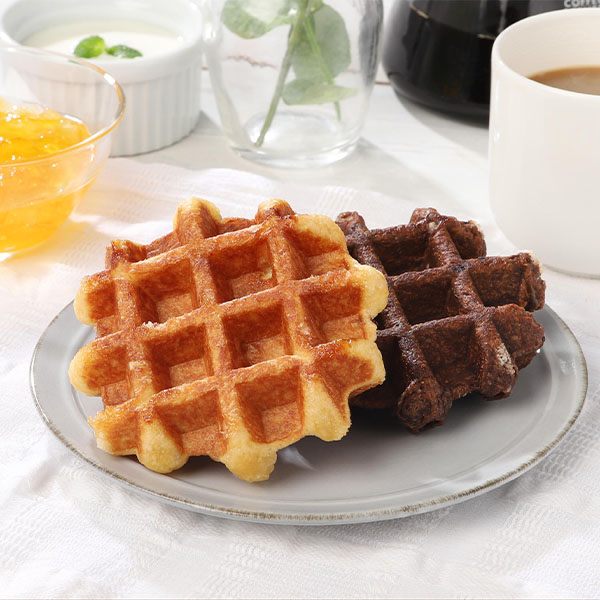 兵庫 マネケン ワッフル詰合せ21個入り(プレーン12、ココア9)【NN】　商品画像1