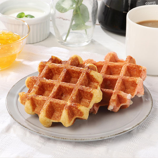 兵庫 マネケン ワッフル詰合せ21個入り (プレーン12、いちご9)【NN】　商品画像1