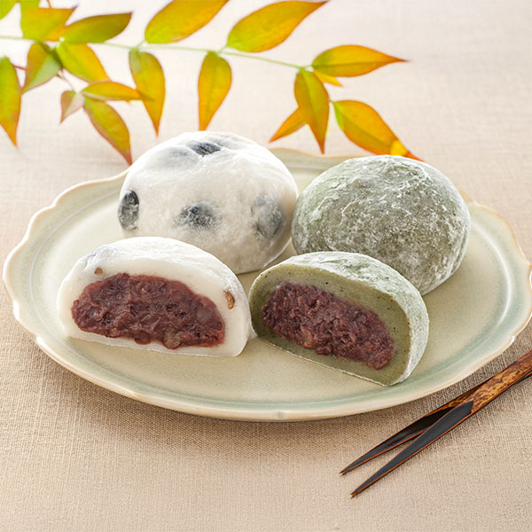 銀座立田野 黒豆塩大福・よもぎ大福 [YF-TM]【おいしいお取り寄せ】　商品画像1