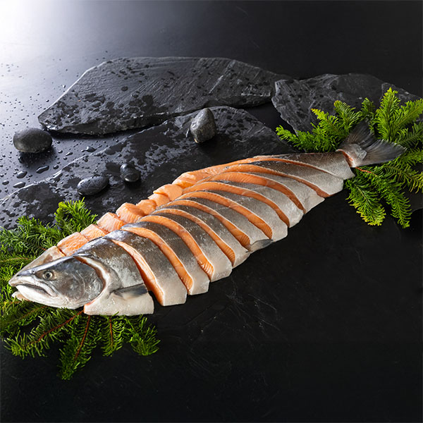 三協水産 漁吉丸の船上活〆サクラマス 姿切身1.6kg【おいしいお取り寄せ】　商品画像1