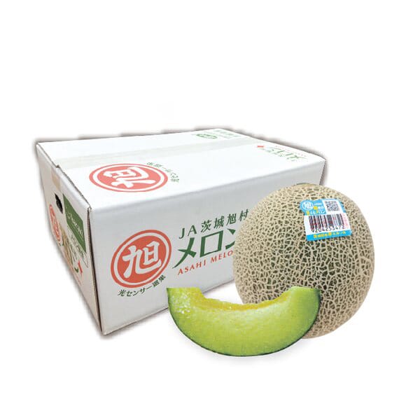 茨城県 JA茨城旭村 エルソルメロン 5Lサイズ2玉入り【限定100点】【お届け期間:6月1日〜6月30日】【KN】　商品画像1