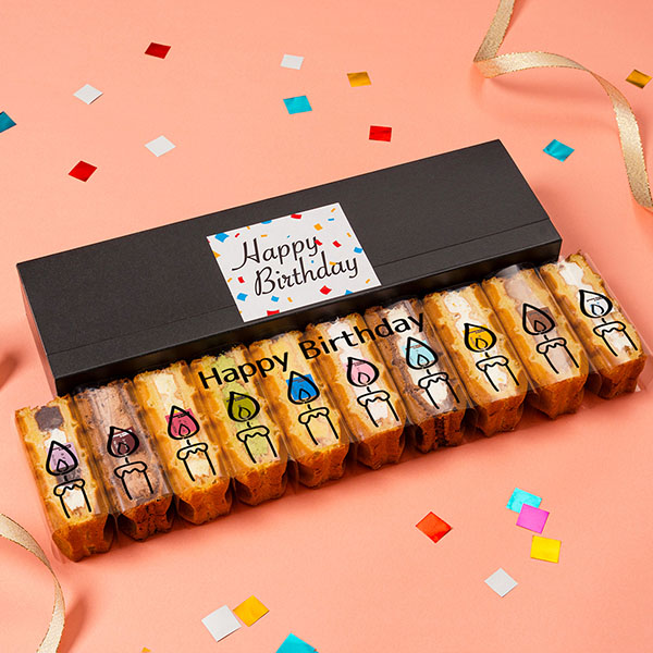 R.L(エール・エル) ワッフルケーキ10個セット(バースデーシート付き)【おいしいお取り寄せ】　商品画像1