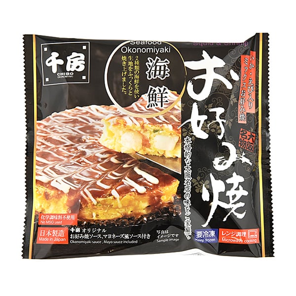 千房ホールディングス 千房 海鮮お好み焼(いかえび玉) 一人前(235g)【＠FROZEN】　商品画像1