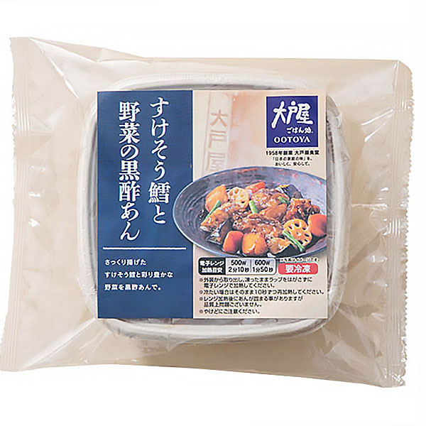 大戸屋 すけそう鱈と野菜の黒酢 一人前(127g)【＠FROZEN】　商品画像1