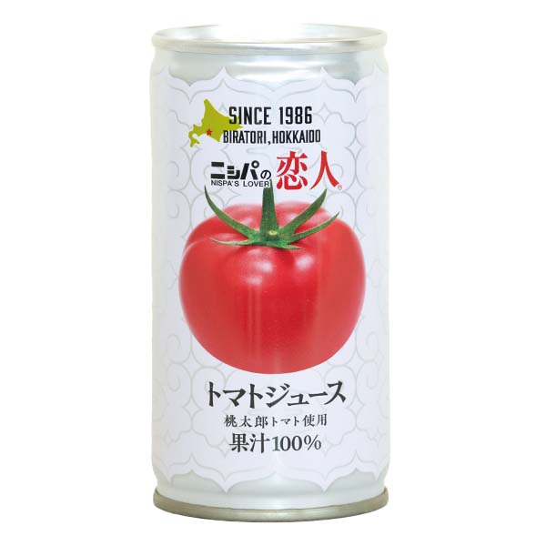 JAびらとり ニシパの恋人トマトジュース(有塩・ストレートタイプ)190g缶×30本(L8212)【Aセレクション5月】【サクワ】【直送】 商品画像1