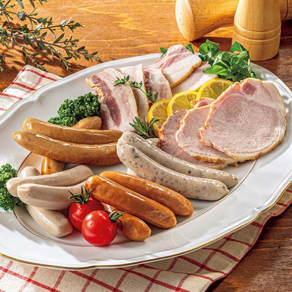 赤城屋 ハム・ソーセージ詰合せ【夏の贈りもの・お中元】　商品画像1