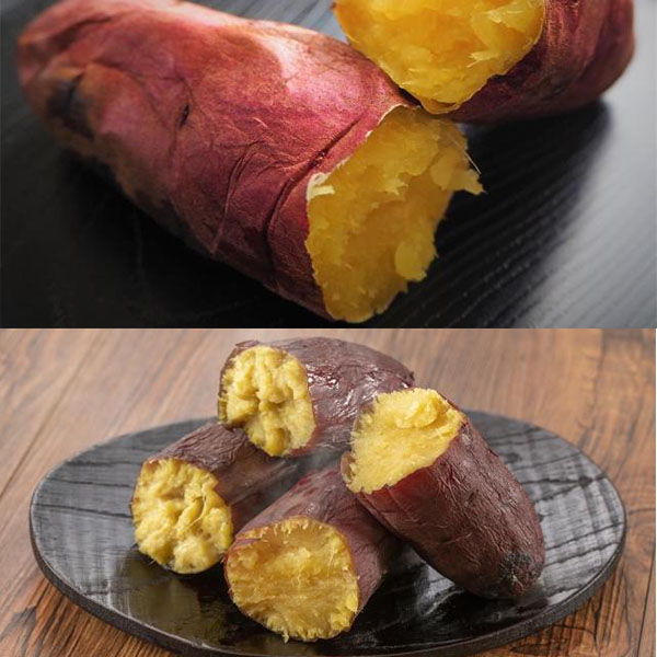 国産 紅はるか・シルクスイート 紅はるか×5本(1本150g以上)、 シルクスイート×5本(1本150g以上)【冷凍濃蜜芋】【NN】　商品画像1