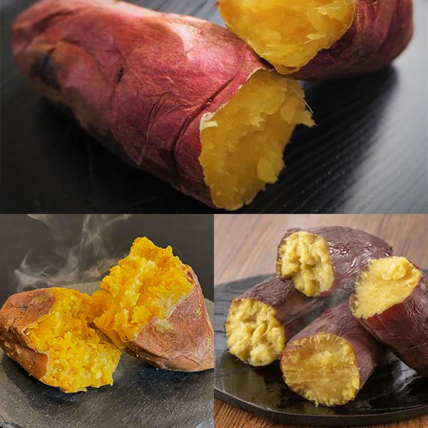 国産 紅はるか・シルクスイート・安納芋食べ比べセット 紅はるか×4本(1本150g以上)、 シルクスイート×4本(1本150g以上)、 安納紅×4本(1本150g以上)【冷凍濃蜜芋】【NN】　商品画像1