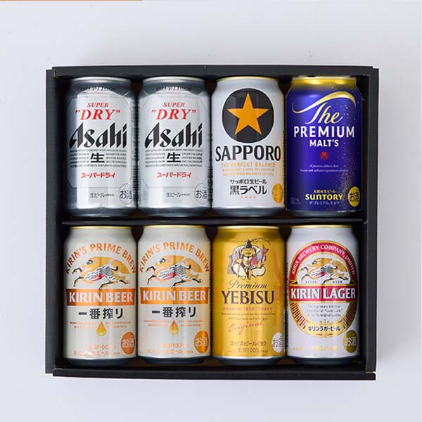 国産ビール8本セット【おいしいお取り寄せ】　商品画像1