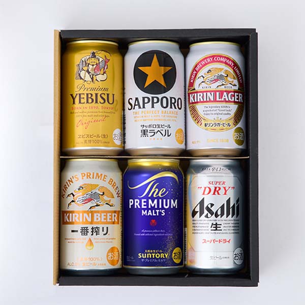 国産ビール6本セット【おいしいお取り寄せ】　商品画像1