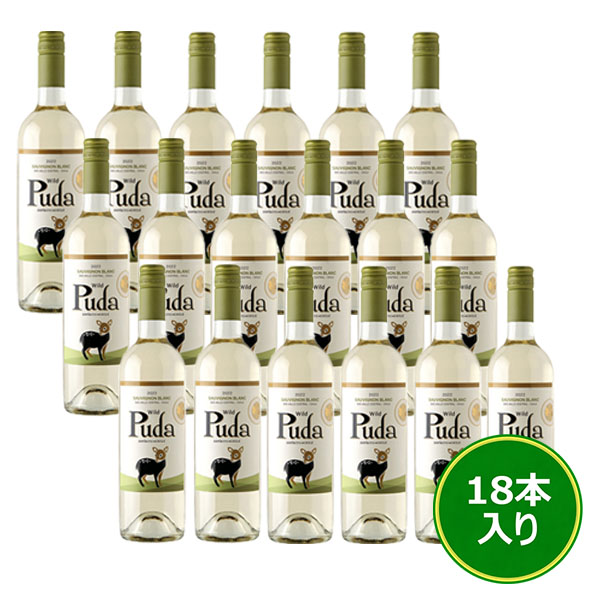 チリ産 プダ ソーヴィニヨン ブラン(白) まとめ買い18本セット (750ml×18本)【GW】　商品画像1