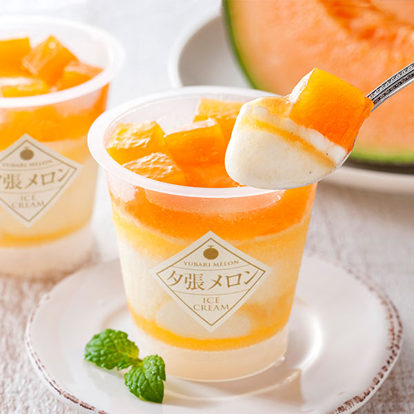 北海道 夕張メロンのアイス 72ml×6[AH-YY]【GW】　商品画像1