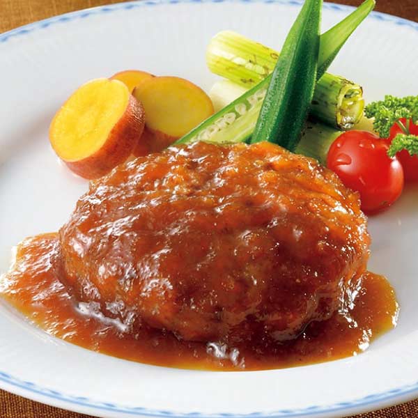 さつまビーフ×霧島黒豚 黒毛和牛×黒豚煮込みハンバーグセット【夏の贈りもの・お中元】　商品画像1