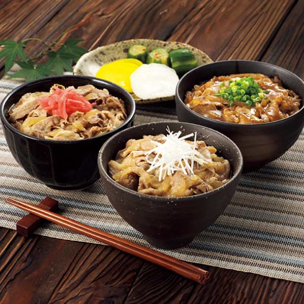 黒豚丼の具(和風、蒲焼風)、和牛丼の具(和風)3種食べくらべセット【夏の贈りもの・お中元】　商品画像1