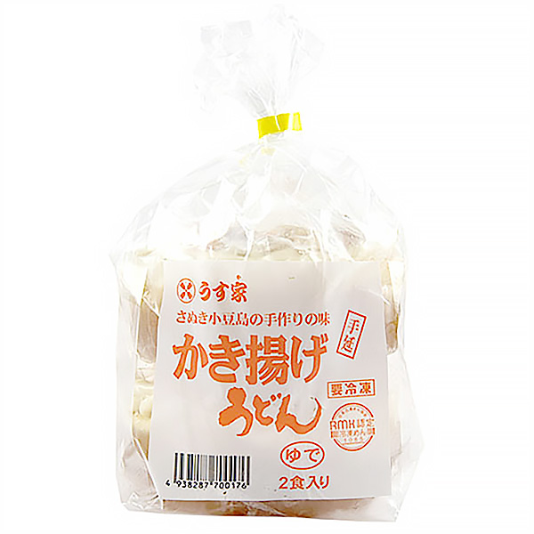 うす家 讃岐小豆島かき揚げ手延うどん 520g×2食入【＠FROZEN】　商品画像1