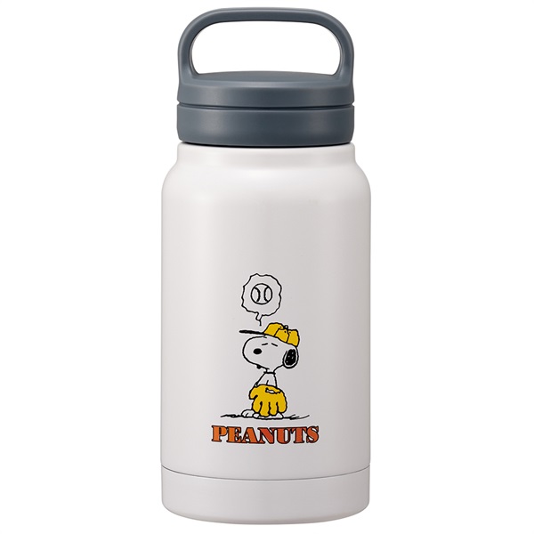 スケーター ハンドルマグボトル スヌーピー ベース PEANUTS SNOOPY 水筒 マグボトル 350ml [STSC4]【母の日・ソーシャル対応可】　商品画像1
