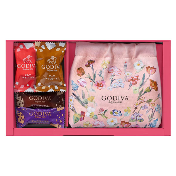 ゴディバ チョコレート ギフトセット ポーチ付き 【母の日・ソーシャル対応可】【春の贈りもの】【おいしいお取り寄せ】　商品画像1